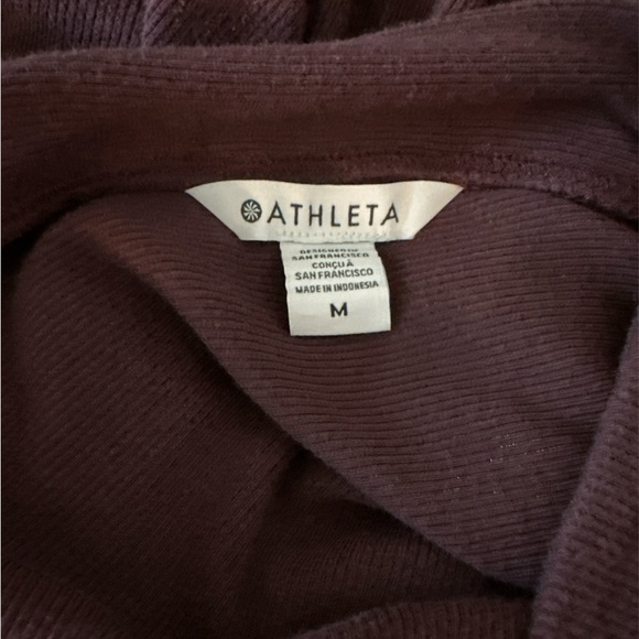 ATHLETA Women's Plum Sweatshirt size M - Picture 2 of 3